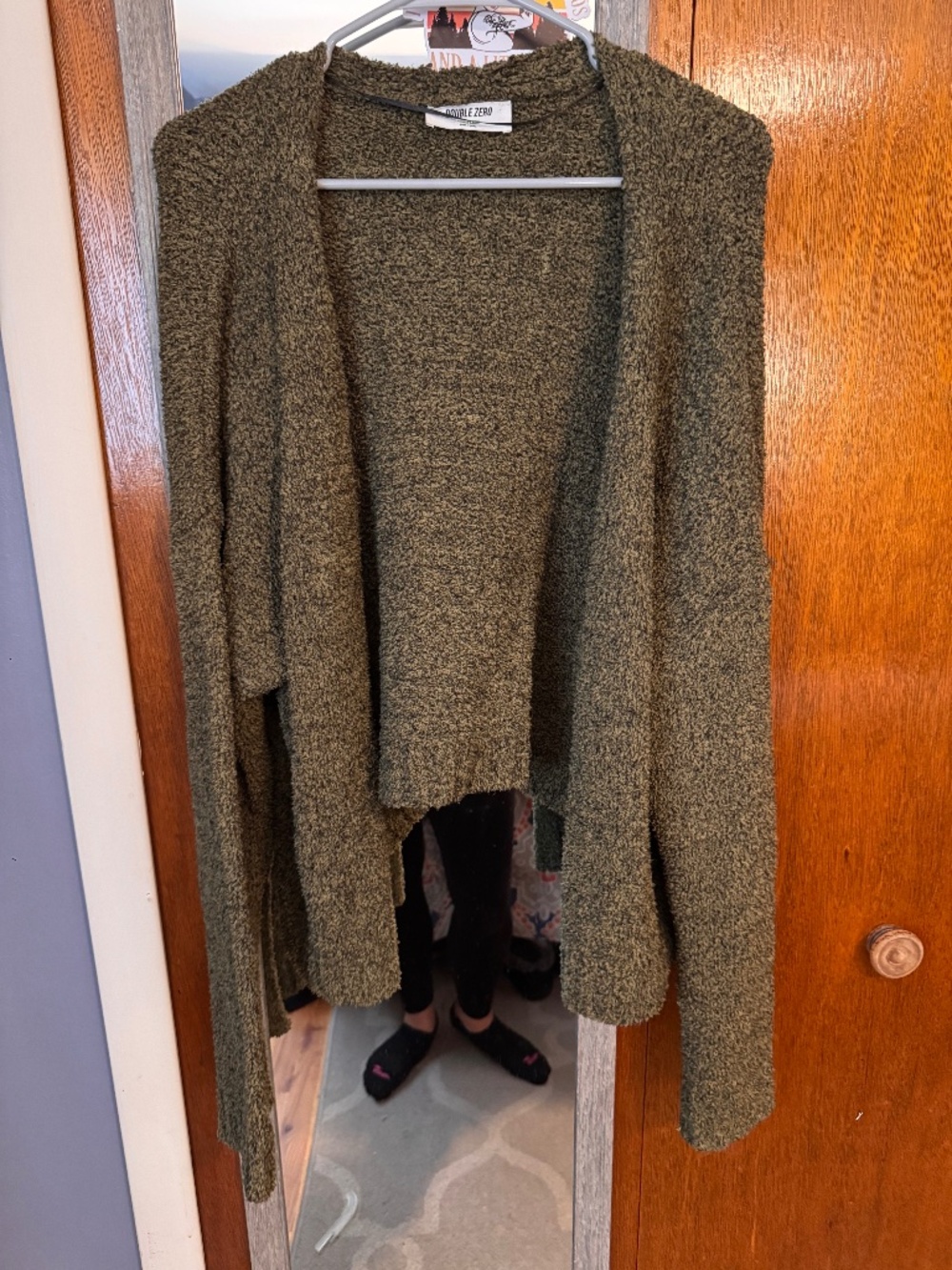 Baggy cardigan sweater